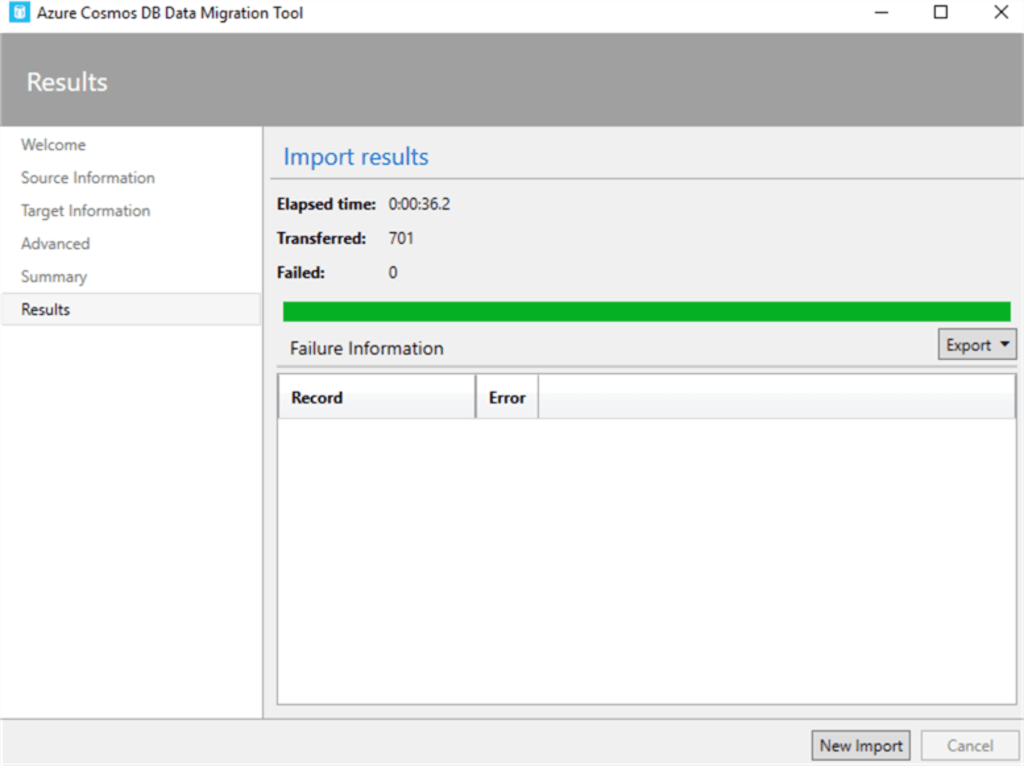 SQL Server to CosmosDB - Migration Complete