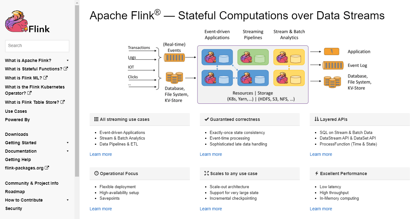 Data Streaming Technologies - Apache Flink