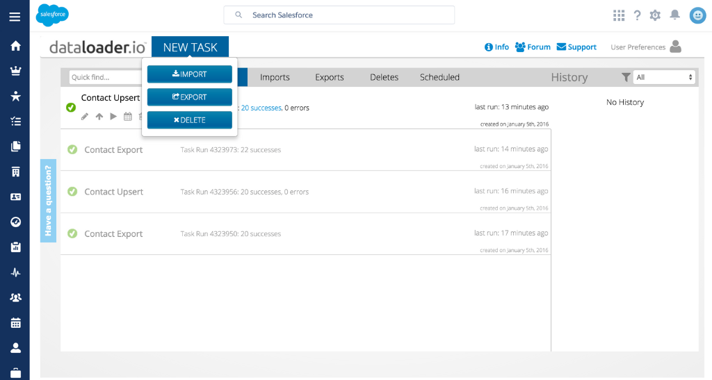 salesforce to redshift - manual step 1.2