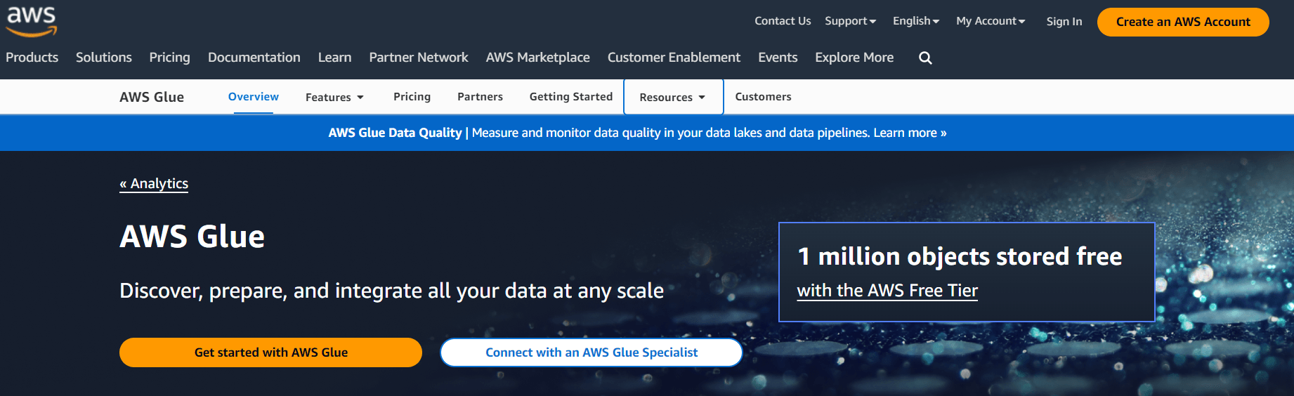 Cloud ETL Tool - AWS Glue