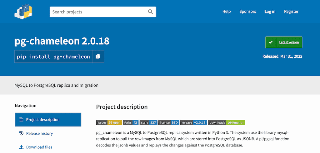 mysql to postgres migration - pgchameleon