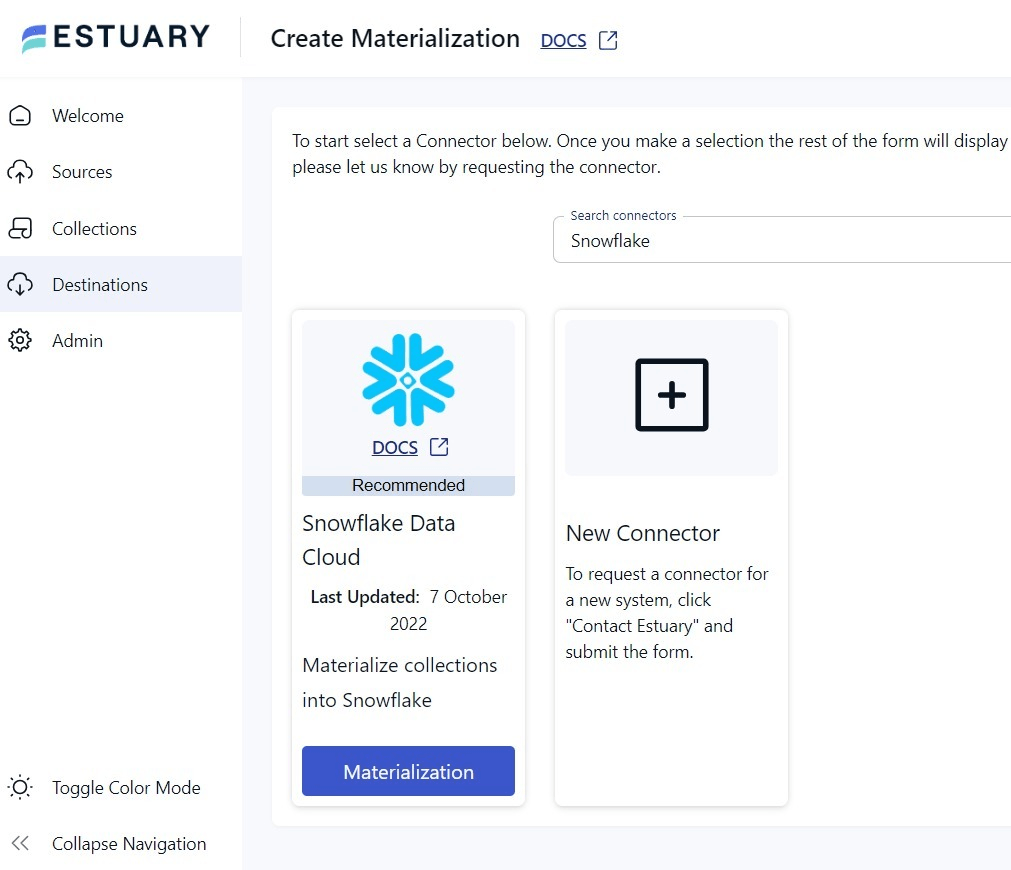 Criteo to Snowflake - Snowflake Materialization 